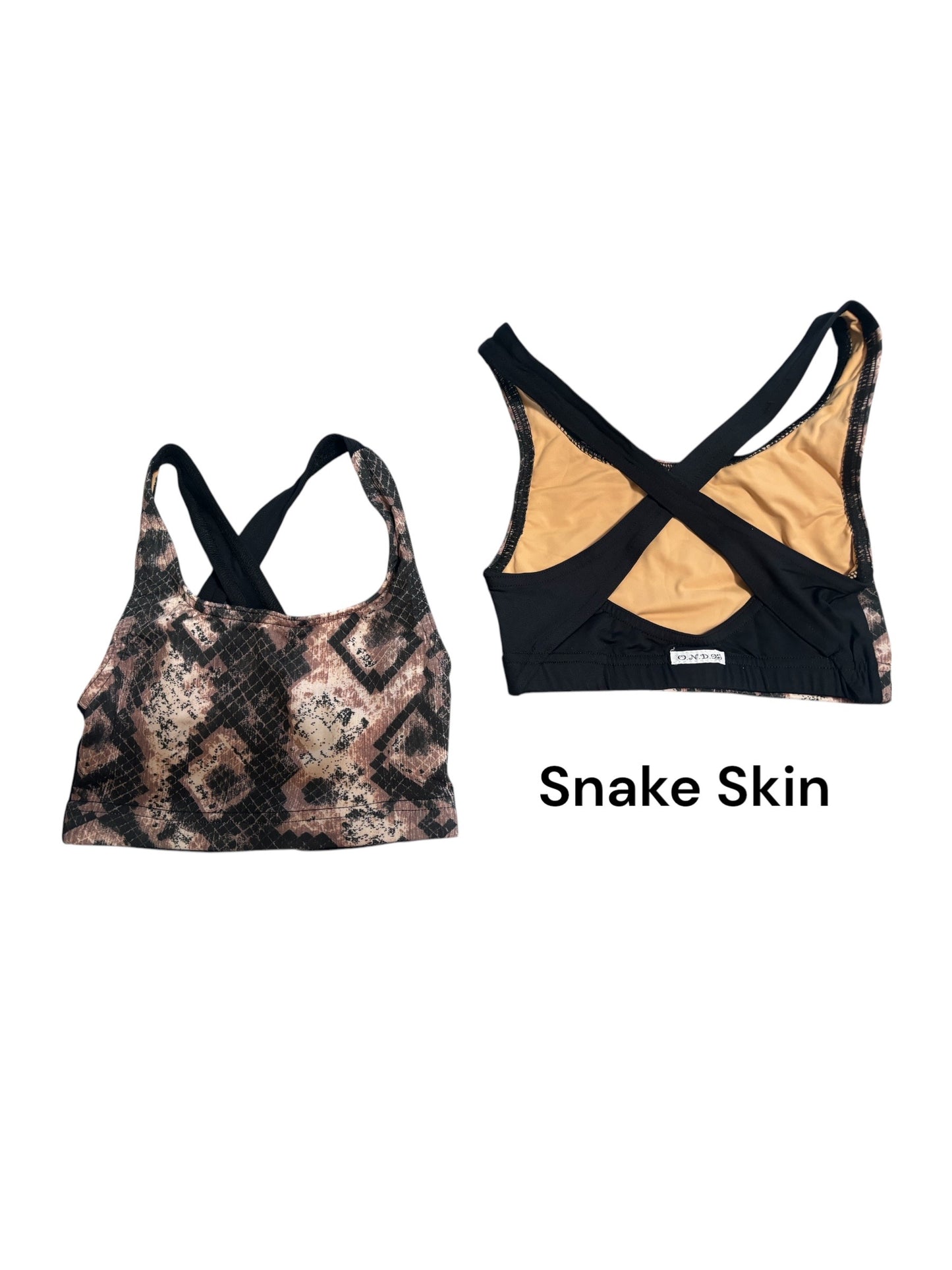 Sports Bra w/Crossed Back